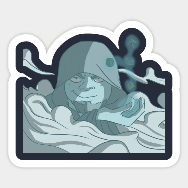 Dungeon Master Joel Sticker by CapedJoel